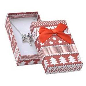 Šperky4U Vánoční dárková krabička na soupravu šperků - KR0408