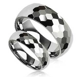 NUBIS® NWF1006 Pánský snubní prsten, šíře 8 mm - velikost 68 - NWF1006-8-68