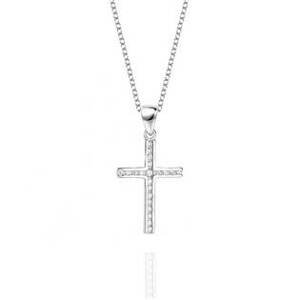 NUBIS® Střibrný náhrdelník s křížkem - NB-2240
