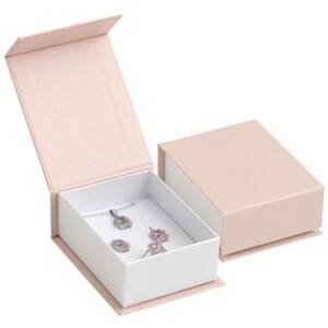 Šperky4U Dárková krabička na soupravu růžová, magnetické zavírání - KR0382-P