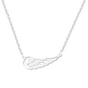 Šperky4U Ocelový náhrdelník s křídlem - OPD0258-ST