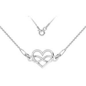 NUBIS® Stříbrný náhrdelník srdce s nekonečnem - NB-0400