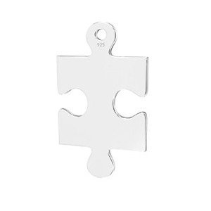 Šperky4U Stříbrný přívěšek puzzle - KST1113