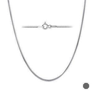 Šperky4U Stříbrný řetízek - octagon hádě 0,9 mm - NB-7039-50