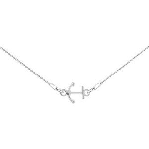 NUBIS® Stříbrný náhrdelník s kotvou - NB-0475