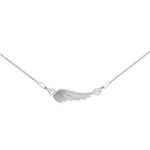 NUBIS® Stříbrný náhrdelník andělské křídlo - NB-0450