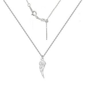 NUBIS® Stříbrný náhrdelník andělské křídlo - NB-0430