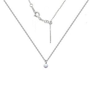 NUBIS® Stříbrný náhrdelník s drobým opálem - NBS04-OP17