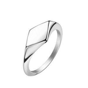 Spikes USA Ocelový prsten s možností rytiny - velikost 55 - OPR1909-55