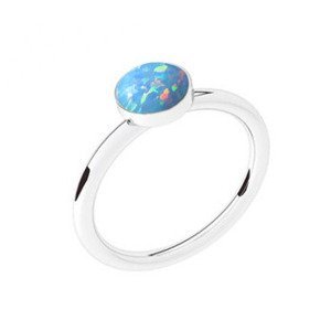 NUBIS® Stříbrný prsten s opálem - velikost 51 - NBP42-OP26-51