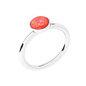 NUBIS® Stříbrný prsten s opálem - velikost 50 - NBP42-OP57-50