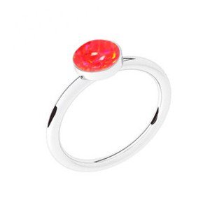 NUBIS® Stříbrný prsten s opálem - velikost 51 - NBP42-OP25-51