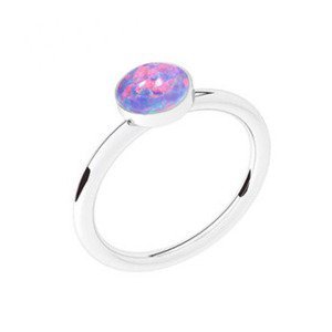 NUBIS® Stříbrný prsten s opálem - velikost 53 - NBP42-OP38-53
