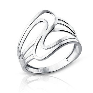 NUBIS® Stříbrný prsten - velikost 55 - NB-5507-55