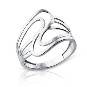 NUBIS® Stříbrný prsten - velikost 61 - NB-5507-61