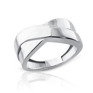NUBIS® Stříbrný prsten - velikost 58 - NB-5508-58