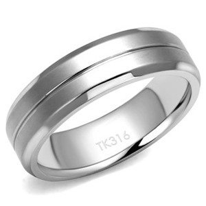 Šperky4U Pánský ocelový prsten - velikost 62 - OPR1922-60