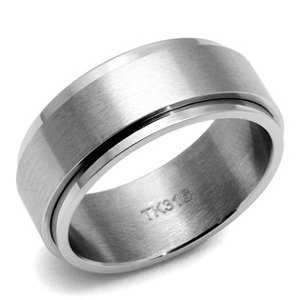 Šperky4U Pánský ocelový prsten - velikost 58 - OPR1924-58