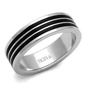 Šperky4U Pánský ocelový prsten - velikost 58 - OPR1926-58