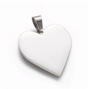 Šperky4U Ocelový přívěšek srdce - DR1323-ST