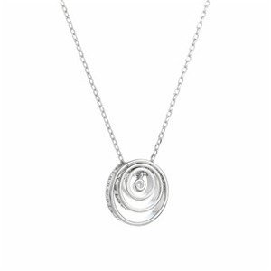 NUBIS® Stříbrný náhrdelník s kroužky - NB-2280