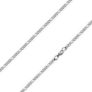Šperky4U Ocelový řetízek figaro, tl. 4 mm, délka 40 cm - OPE1010-040-40