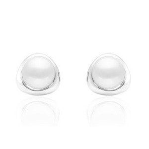 GAURA Puzetové perlové náušnice - GA1055-WH