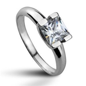 Šperky4U Stříbrný prsten se zirkonem, vel. 53 - velikost 53 - CS2003-53