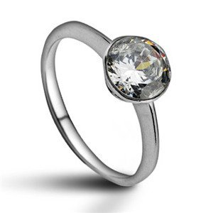 Šperky4U Stříbrný prsten se zirkonem, vel. 52 - velikost 52 - CS2011-52
