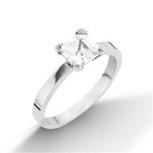 Šperky4U Stříbrný prsten se zirkonem, vel. 51 - velikost 51 - CS2025-51