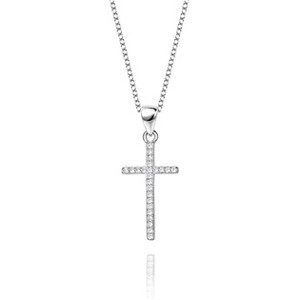 NUBIS® Střibrný náhrdelník s křížkem - NB-2291