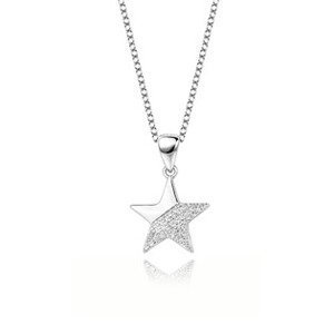 NUBIS® Střibrný náhrdelník s hvězdičkou - NB-2292