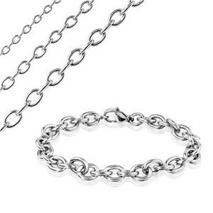 Šperky4U Ocelový náramek vhodný k zavěšení přívěšků, tl. 4,5 mm - OPA1042-045