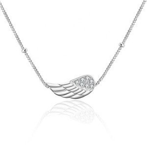 Šperky4U Stříbrný náhrdelník andělské křídlo - ZB87968