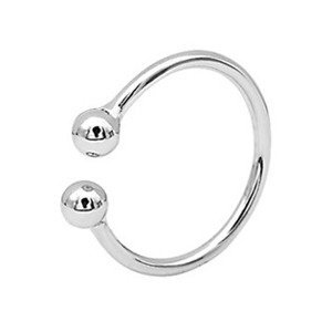 NUBIS® Stříbrný prsten s kuličkami - velikost universální - NB-5532