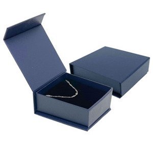 Šperky4U Dárková krabička na soupravu modrá - KR0521