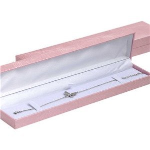 Šperky4U Růžová koženková krabička na náramek - KR0485