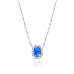 NUBIS® Stříbrný náhrdelník s opálem - NB932-OP05