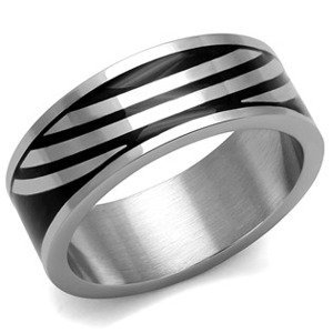 Šperky4U Pánský ocelový prsten - velikost 60 - OPR1940-60