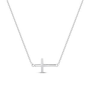 NUBIS® Střibrný náhrdelník s křížem - NB-2333