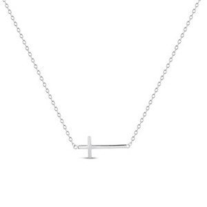 NUBIS® Střibrný náhrdelník s křížem - NB-2326
