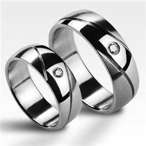 Šperky4U Ocelový prsten se zirkonem - velikost 72 - OPR1416-72
