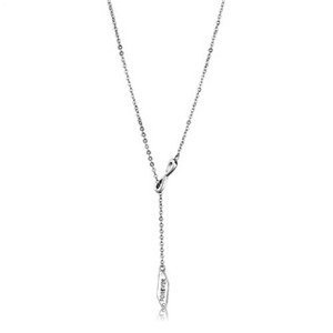 Šperky4U Ocelový náhrdelník - ležatá osmička - nekonečno - OPD0336