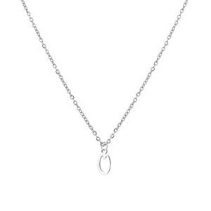 Šperky4U Ocelový náhrdelník, písmeno - OPD0339-O