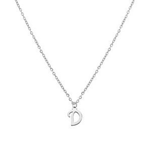 Šperky4U Ocelový náhrdelník, písmeno - OPD0339-D