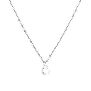 Šperky4U Ocelový náhrdelník, písmeno - OPD0339-C