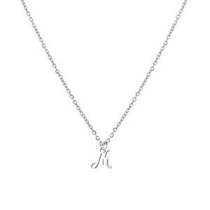 Šperky4U Ocelový náhrdelník, písmeno - OPD0339-M