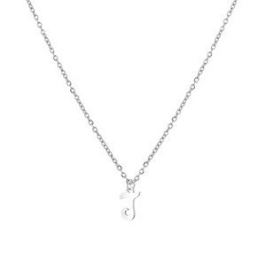 Šperky4U Ocelový náhrdelník, písmeno - OPD0339-J