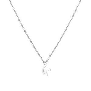 Šperky4U Ocelový náhrdelník, písmeno - OPD0339-W