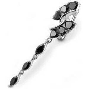 Šperky4U Stříbrný piercing do pupíku - BP01251-K